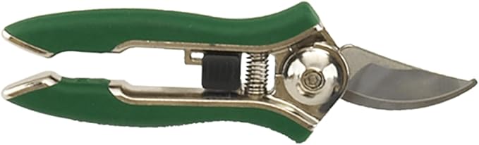 Dramm ColorPoint Stainless Steel Compact Garden Pruning Shears, Hand Pruner, Garden Clippers, with Heavy Duty Blade and Easy grip Handle, Green