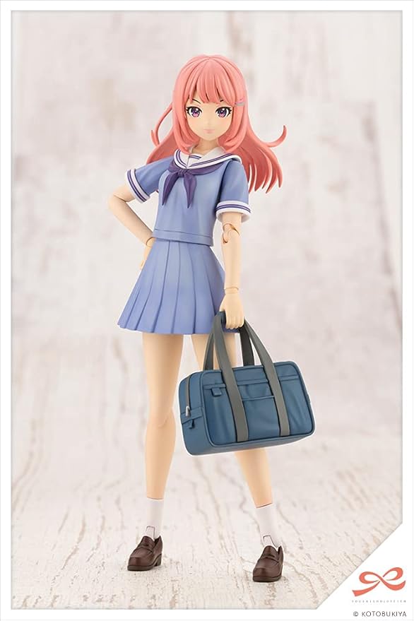 Kotobukiya Sousai Shojo Teien: Madoka Yuki (Touhou High School Summer Clothes) Dreaming Style Milky Marine Plastic Model Kit,Multicolor,JK022