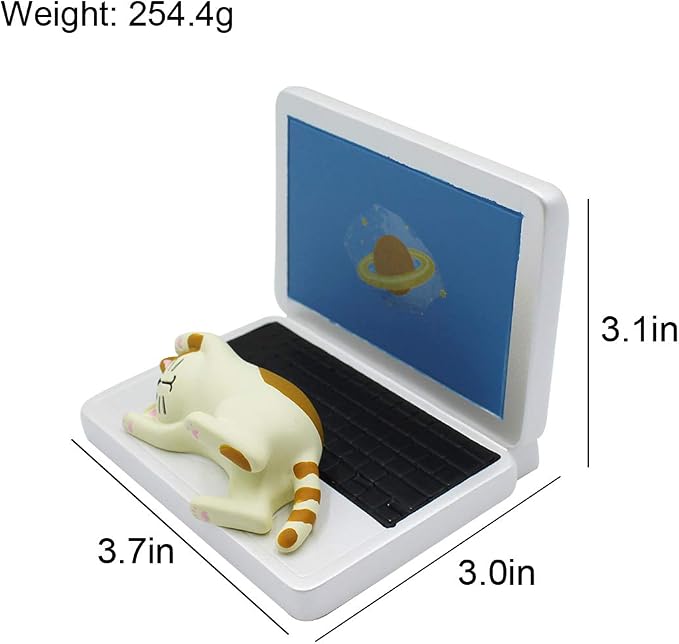 BOLLEY JOSS Desk Cell Phone Holder Stand Pink Sofa with Cute Cat Kitty for Office Free You Hands Home Ornament