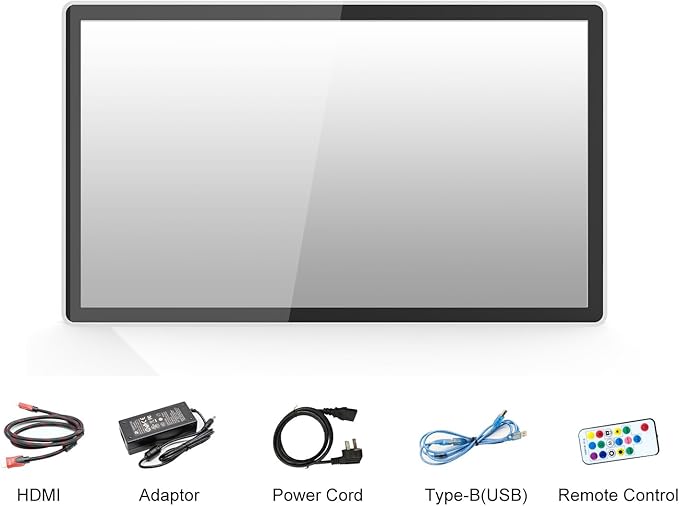GreenTouch 32 Inch Capactive Touchscreen LED-Framed Monitor with Industrial LCD Display for KTV, Game Console