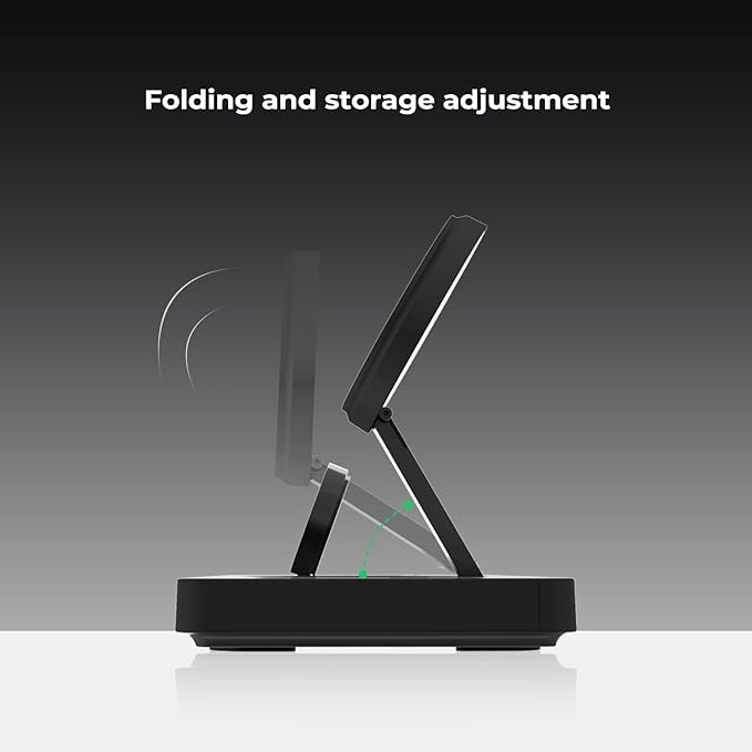 Wireless Charger Station 3 in 1, Fast Charging for iPhone 15/14/13/12 Pro/Max/Mini/Plus, Apple Watch 8/7/6/SE/5/4/3/2, AirPods 3/2/Pro/Pro 2, with Adapter (Black)
