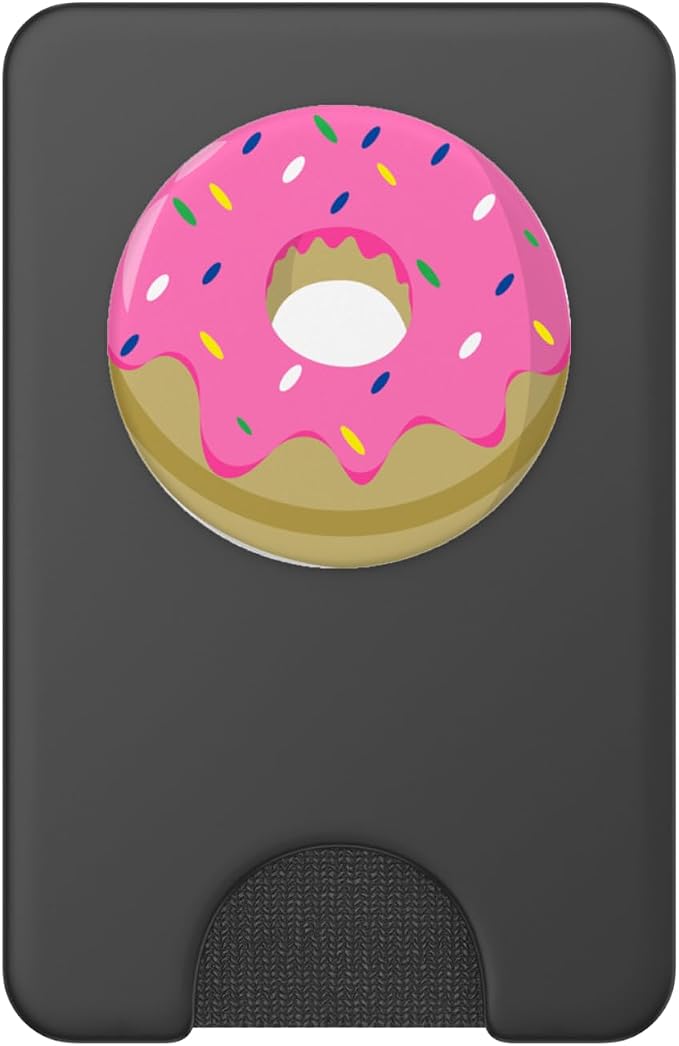 Pink Donut Pop Socket for Phone Cute PopSockets Jelly Donut PopSockets Adhesive PopGrip