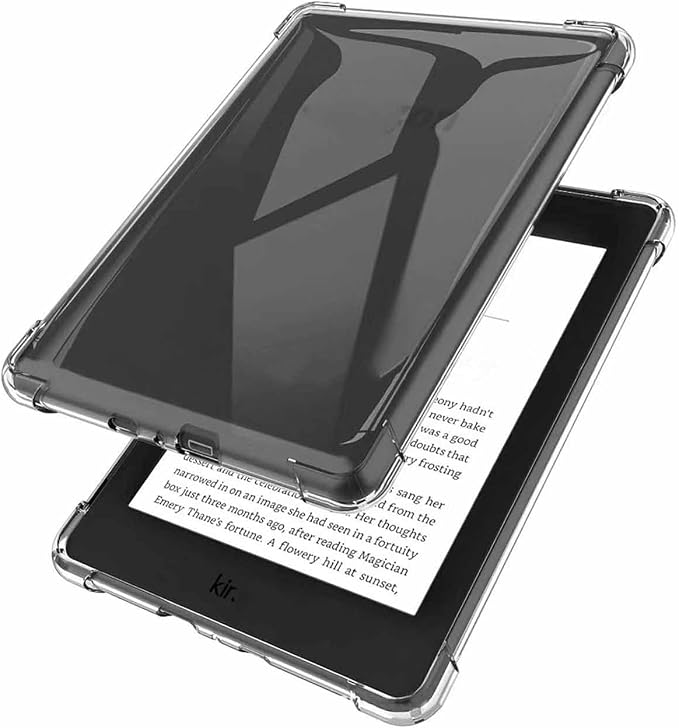 Clear Case for All-New Amazon Kindle Fire Max 11 Tablet (13th Generation 2023 Release) 11 Slim Lightweight Shell Transparent Soft TPU Back Shockproof Crystal Reinforced Corner Cover Clear