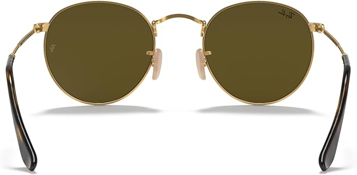 Ray-Ban Unisex Rb3447n Round Flat Lens Round Sunglasses