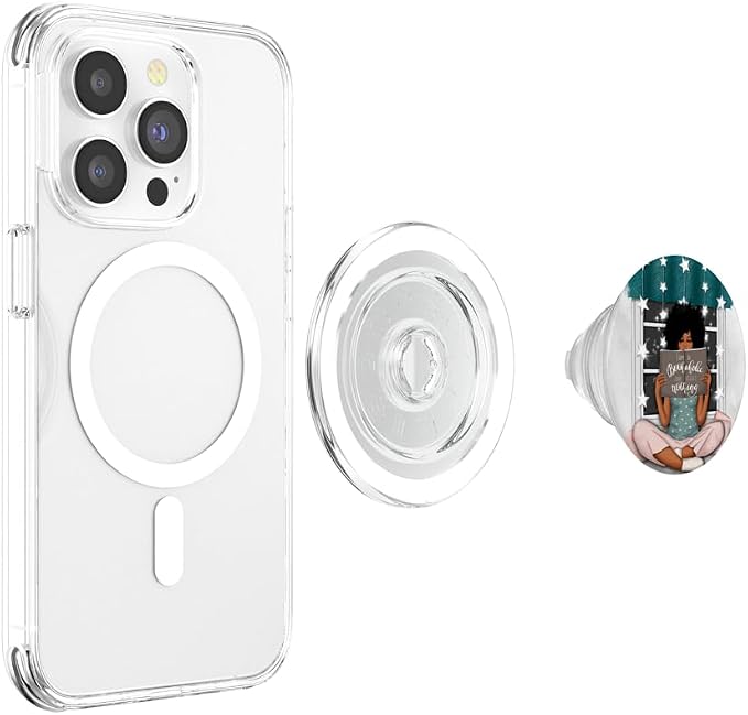 Book Accessoiries For Librarian &amp Teacher Reading Pattern PopSockets Adhesive PopGrip