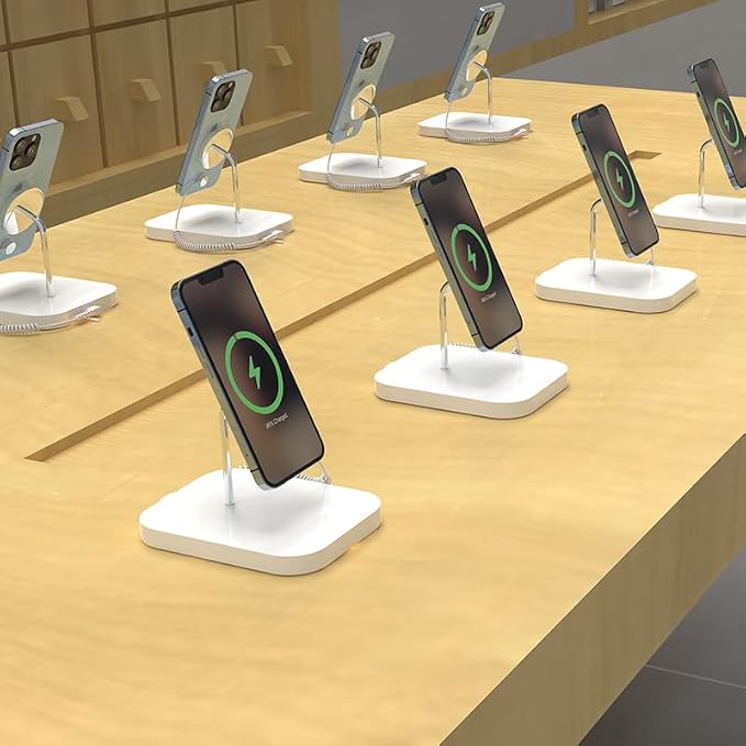 Mobile Phone Anti-Theft Device with Wireless Charging US Plug