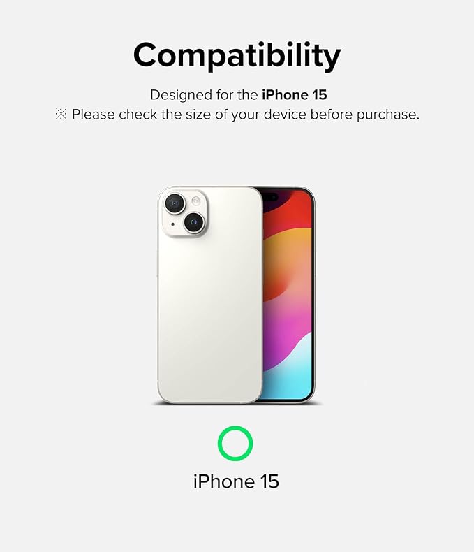 Ringke Full Cover Glass [Super Easy to Install] Compatible with iPhone 15 Screen Protector Case Friendly Shatterproof Premium 9H Hardness Tempered Glass with Installation Tool
