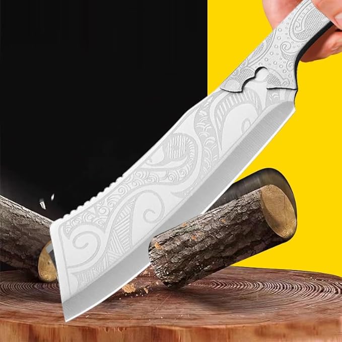 12.6 inch Machete, Professional Outdoor Survival Knife,Suitable for Jungle clearing, Camping,Gardening Cleaning, Ergonomic Anti Slip Handle