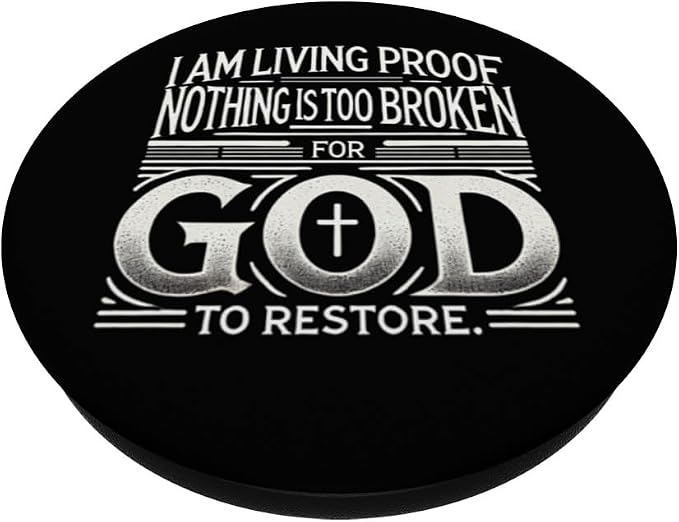 Inspirational Testimony Christian Religious Faith Phone Grip PopSockets PopWallet for MagSafe