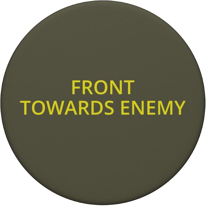 Military M18A1 Claymore Mine Front Towards Enemy PopSockets Adhesive PopGrip