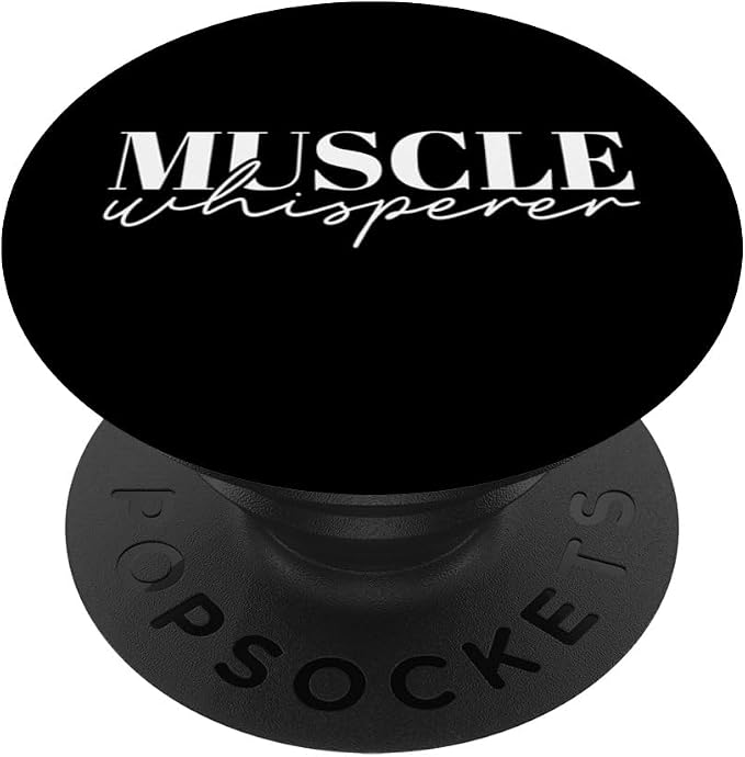 Muscle Whisperer Cute Massage Therapist PopSockets Swappable PopGrip