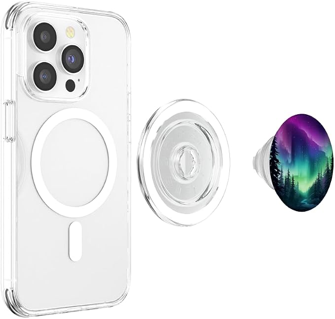 Aurora Borealis Dark Sky Nature Light Display PopSockets Adhesive PopGrip