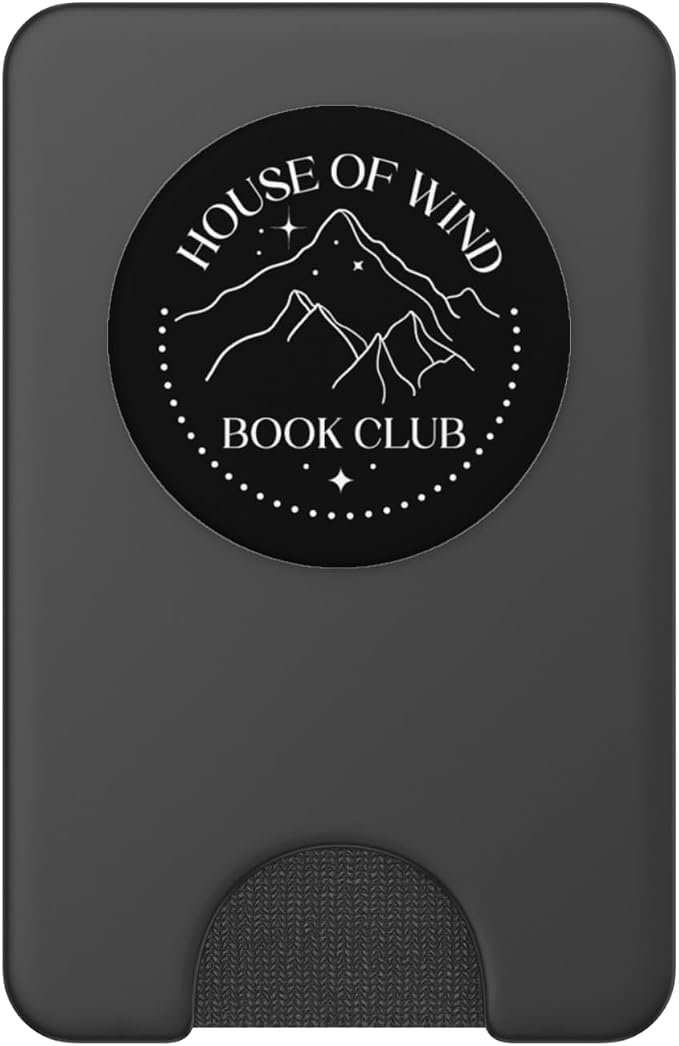 House of Wind Book Club Lovers Unique Artistic Avid Readers PopSockets Adhesive PopGrip