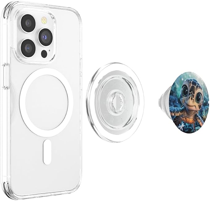 Baby Sea Turtle PopSockets MagSafe PopGrip for iPhone