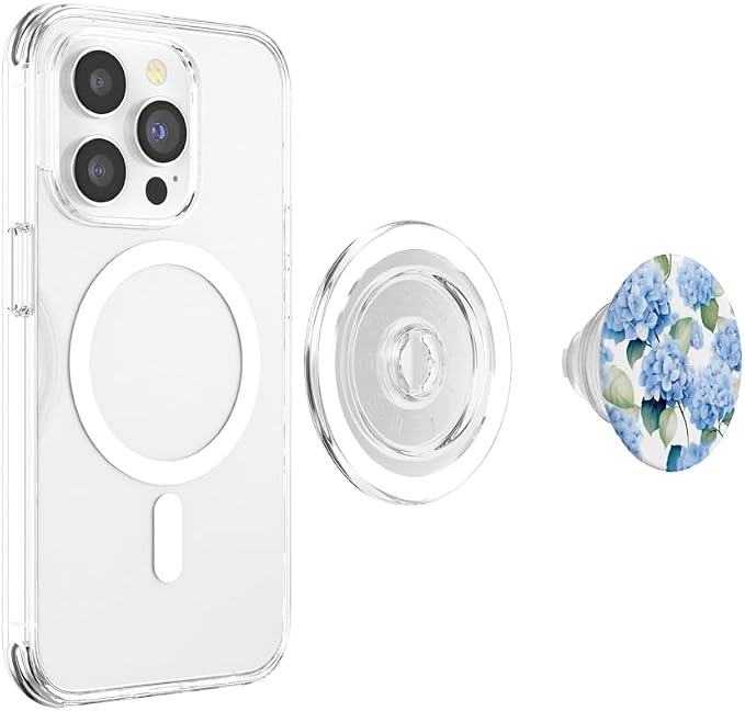 Floral Hydrangeas Flower Lover Tropical Garden PopSockets Adhesive PopGrip