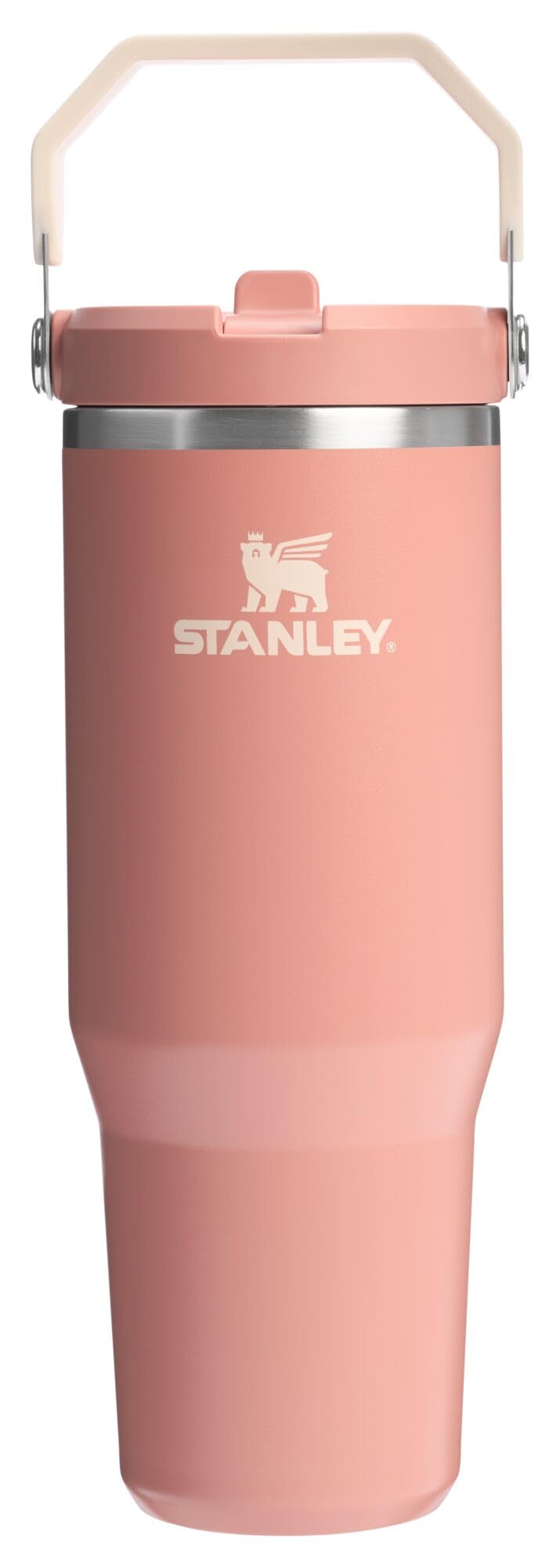 Stanley IceFlow 2.0 Flip Straw Tumbler with Handle 30 oz | Twist On Lid and Flip Up Straw | Leak Resistant Water Bottle | Insulated Stainless Steel | BPA-Free | Exclusive Sienna