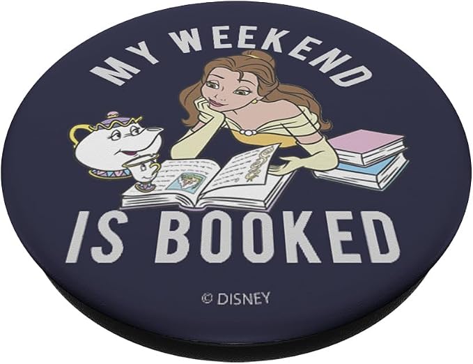 Disney Beauty and The Beast Belle My Weekend is Booked PopSockets Adhesive PopGrip