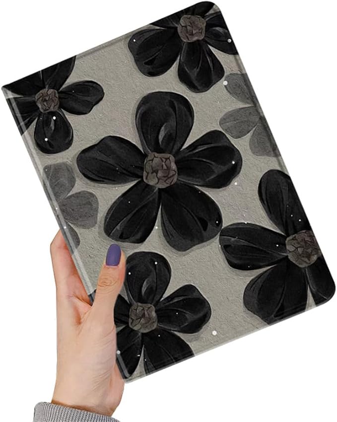 Flower Case for Xiaomi Redmi Pad 2 11 Case Flower Pattern Cute Floral Illustrated Printed Cover with Pencil HolderColor 5
