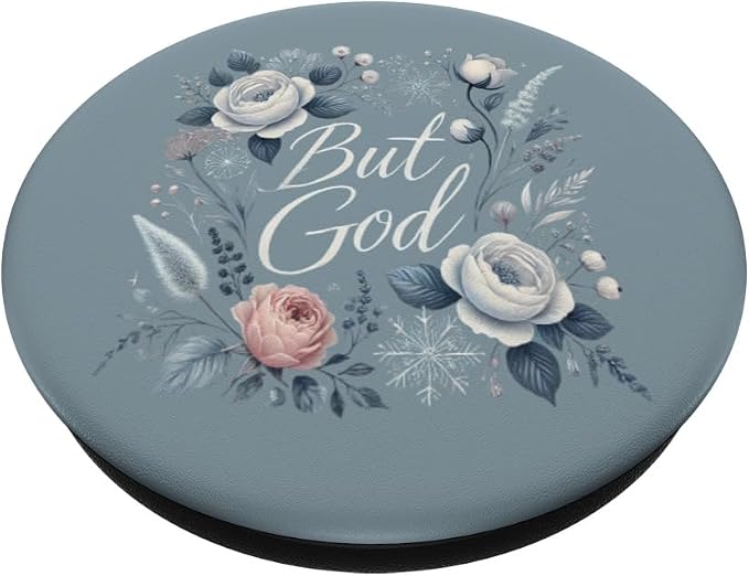 Religious But God Mobile Cell Finger Holder Phone Stand Gift PopSockets Adhesive PopGrip