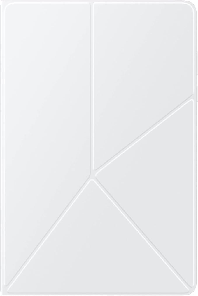 Samsung Galaxy Tab A11+ Book Cover Case Tablet Protector Foldable Stand with Landscape and Portrait Modes Protective Against Bumps and Scratches Auto Screen On/Off US Version White