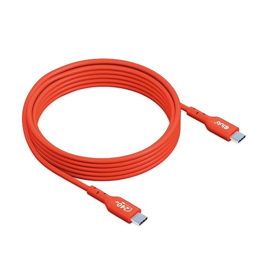 Club 3D CAC-1511 USB2 Type C to Type C Certified Bi-Directional Cable with 240W Charging 480Mb Data Transmission EPR 1m - 3.28ft
