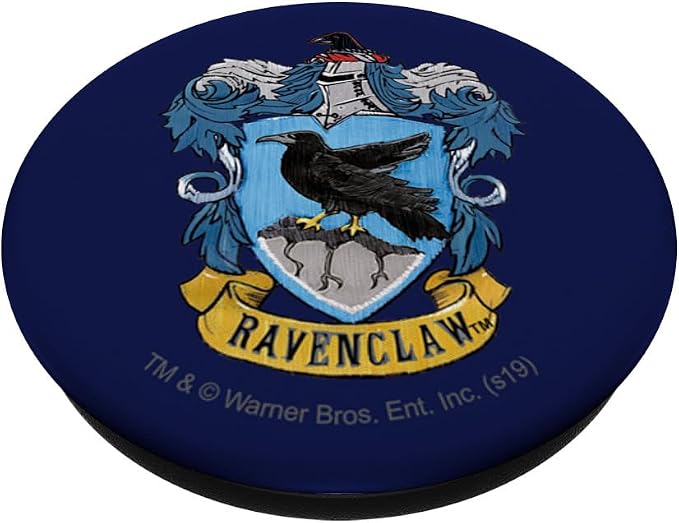 Wizarding World Harry Potter Ravenclaw Painted Crest PopSocket Adhesive PopGrip for Phones and Tablets