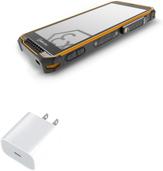 BoxWave Charger Compatible with i.Safe Mobile IS880.2 - PD GAN miniCube (30W) 30W Tiny PD GAN Type-C Wall Charger - Winter White