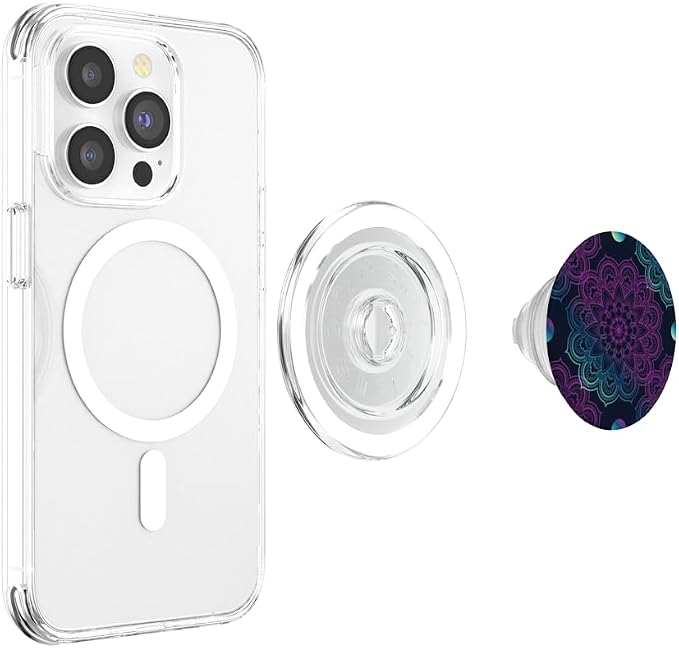 Mandala Art Geometric Meditation Mindfulness Peace Seeker PopSockets Adhesive PopGrip