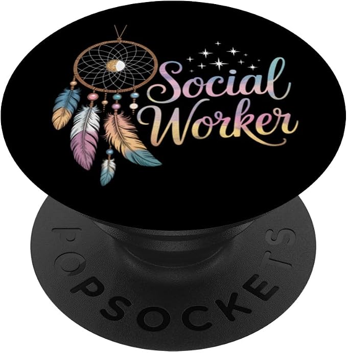 Social Worker Social Workering Social Work PopSockets Adhesive PopGrip