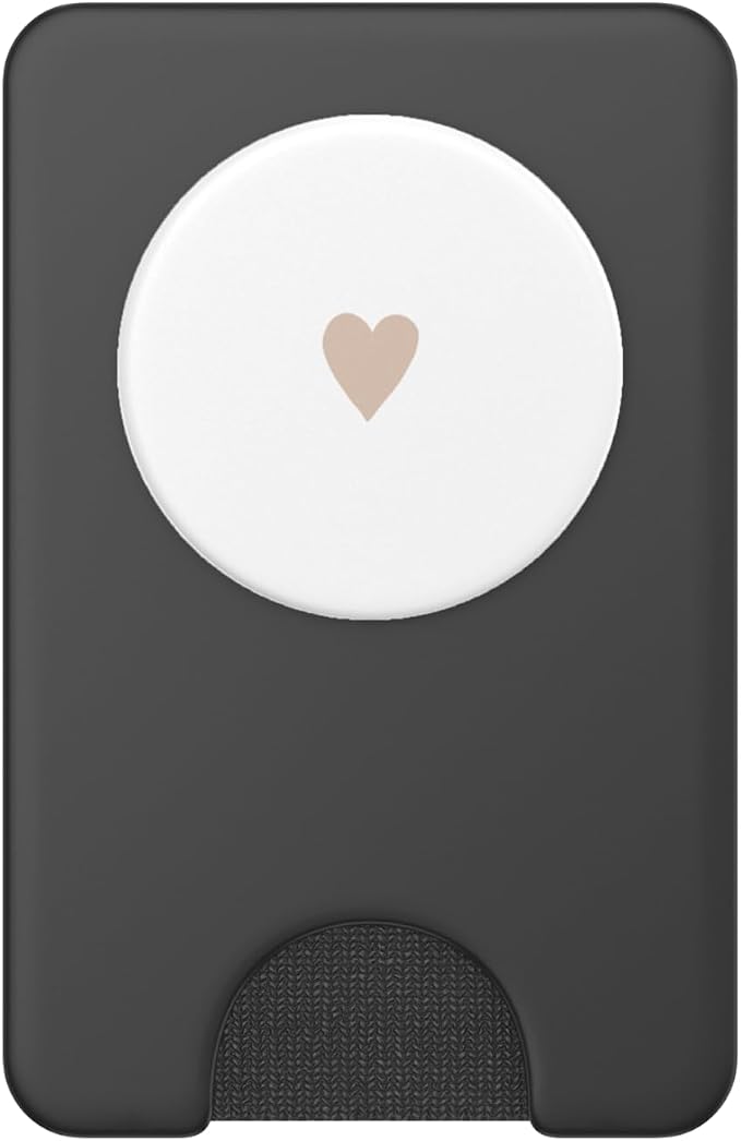 Hand Drawn Heart Minimalist Digital Art PopSockets Adhesive PopGrip
