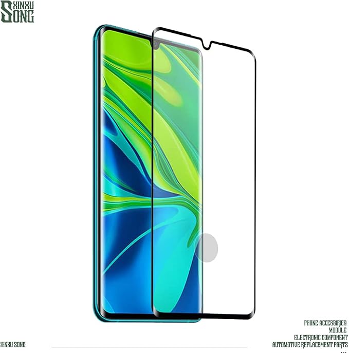 Screen Protector 3 Pack Full Coverage 3D Curved Edge Bubble Free Ultra-Thin Anti-Scratch Shatterproof 9H Hardness Tempered Glass Protective Film For Xiaomi Mi Note 10 / 10 Pro / 10 Lite / Mi CC9 Pro