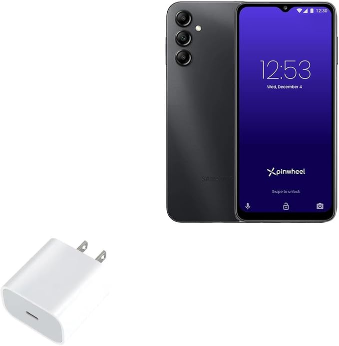 BoxWave Charger Compatible with Pinwheel Plus 3 - PD GAN miniCube (30W) 30W Tiny PD GAN Type-C Wall Charger - Winter White