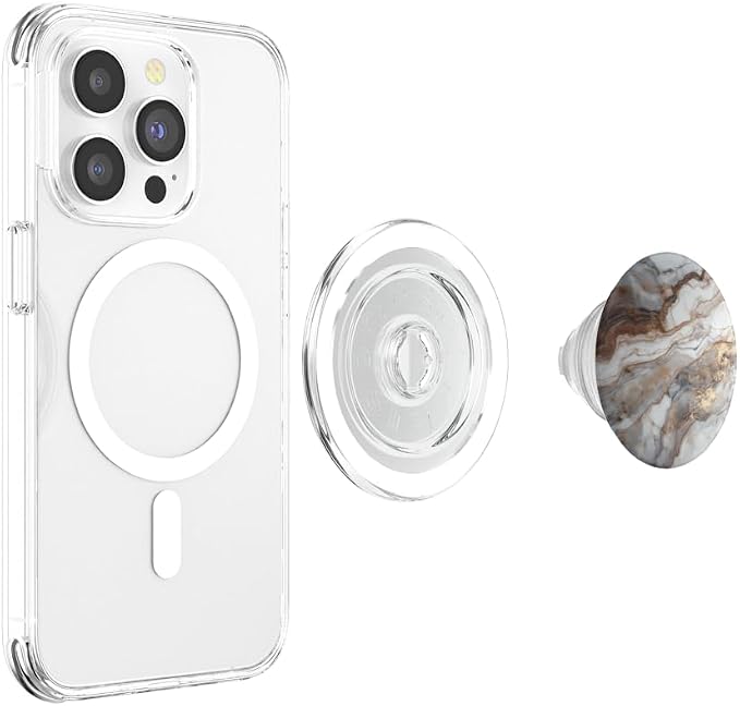 Marble Pattern PopSockets PopGrip for MagSafe