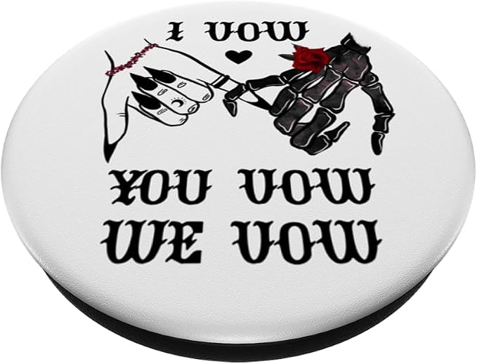 I Vow You Vow We Vow Merch Dark Romance Smutty Book Lovers PopSockets PopWallet for MagSafe