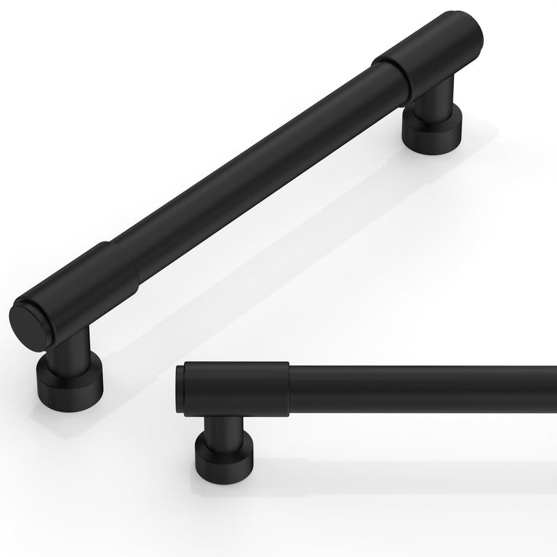 Talentedeco 10 Pack Matte Black Cabinet Pulls 5 Inch(128mm) Kitchen Cabinet Handles Cabinet Hardware for Drawer Pulls