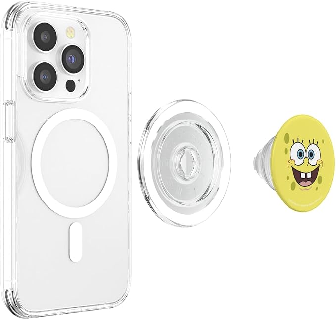 Spongebob Squarepants Mouth Open Big Face PopSockets Adhesive PopGrip