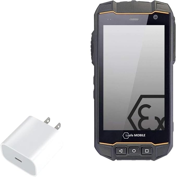 BoxWave Charger Compatible with i.Safe Mobile IS530.2 - PD GAN miniCube (30W) 30W Tiny PD GAN Type-C Wall Charger - Winter White