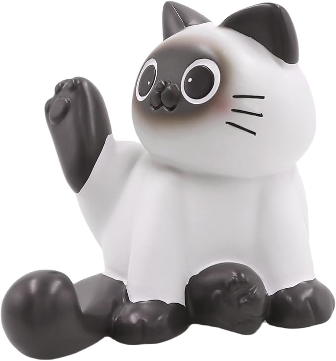 BOLLEY JOSS Desk Cell Phone Holder Stand Pink Sofa with Cute Cat Kitty for Office Free You Hands Home Ornament