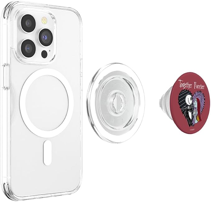 Disney The Nightmare Before Christmas Jack &amp Sally Forever PopSockets PopGrip: Swappable Grip for Phones &amp Tablets