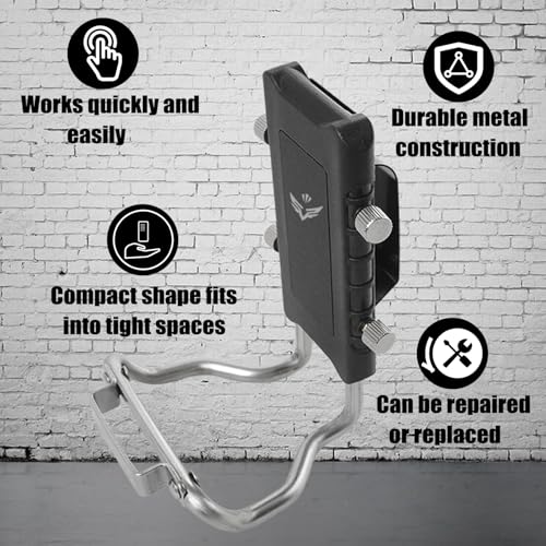 3 in 1 Magnetic Tool Holder, Drill Belt Clip Tape Measure Holder, Hammer Holder, for Nails, Hammer, Spanner and Any Magnet Hardware, for Drill, Nailer, Tape Measure, or Tools with Hanger Clips