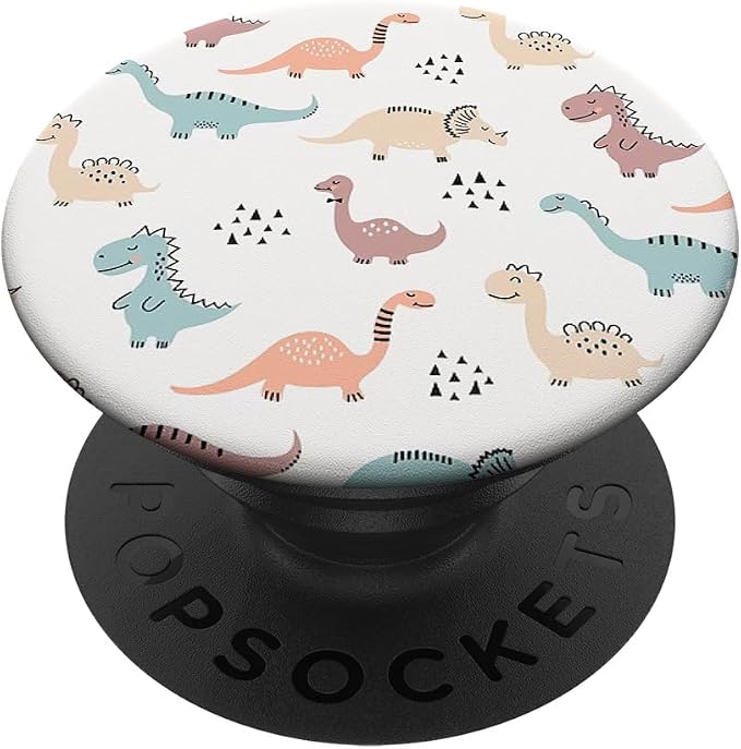 Cute Popsocket Cute Dinosaurs Phone Pop Socket Kids Dinosaur PopSockets Adhesive PopGrip