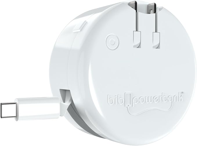 4-in-1 USB-C Retractable Cable Wall Charger &amp Power Bank Fast Charging for iPhone Air/17/17 Plus/17 Pro/17 Pro Max/16/16 Pro Max/15/15 Pro Max/iPad Pro Samsung OnePlus LG Google Sony