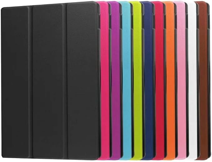 Tablet Cover for Amazon Kindle Fire HD10 7th 9th Generation(2017/2019 Release) Ultra Slim Folio Stand Lightweight Leather Case for Kindle Fire HD 10 7th 9th Gen 10.1 (KST-Dark Blue)