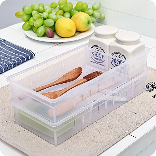Chris.W Desk Drawer Organizer Tray with Adjustable Dividers, Multi-Drawers for Makeups, Utensil, Pens, Flatware and Junks - Set of 4 (2 Large + 2 Small),13.8 Inch Length - size: Large(2L + 2S)