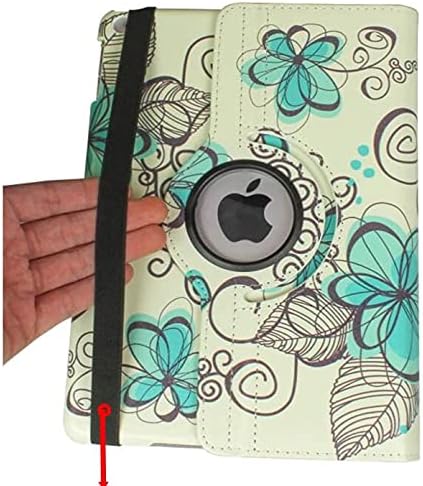 Case for iPad Air 1st Generation Models A1474 A1475A1476 360 Rotating Stand with Wake Up/Sleep Function Also for iPad 6th 5th Air2nd Generation 9.7 inch case (Art Flower)