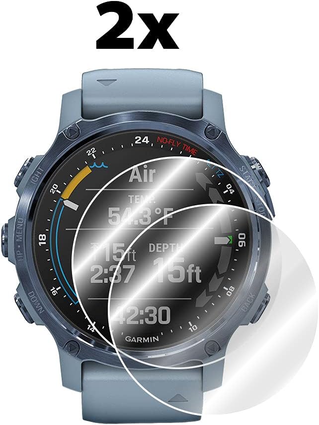 IPG for Garmin Descent Mk1 Hydrogel Screen Protector (2 Units) Invisible HD Clear Film Anti Scratch Guard-Smooth/Self-Healing/Bubble for Mk1