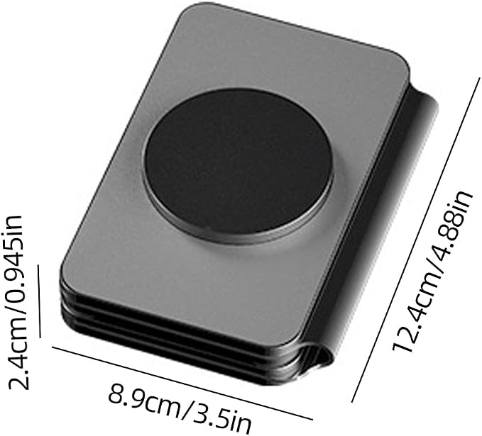 3 in 1 Magnetic Wireless Charger 15W Fast Charging Stand with One-Fold Design Portable Charging Dock for Phone Watch Earbuds Compatible with All Wireless Devices Black