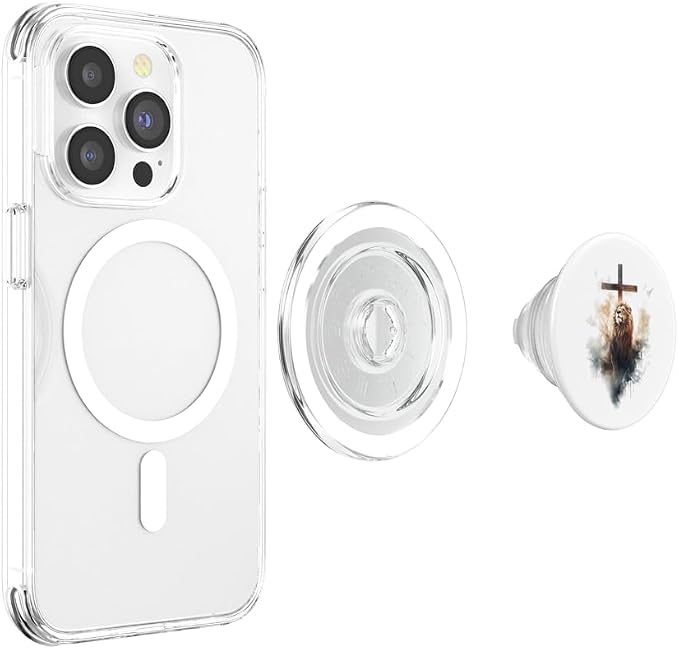 Yeshua Lion of Judah Christian Faith Jesus God Revelation PopSockets PopGrip for MagSafe