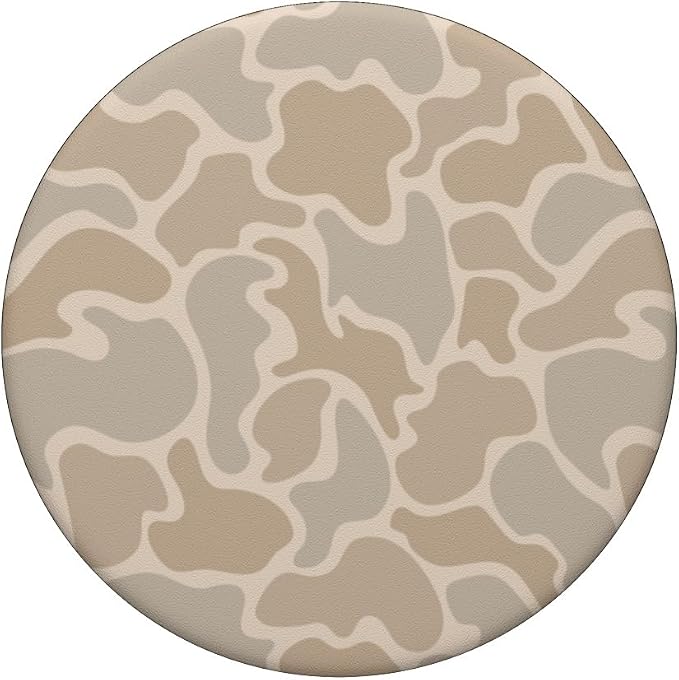 Duck Camo Hunting Camouflage Vintage Aesthetic Cute Beige PopSockets PopWallet for MagSafe