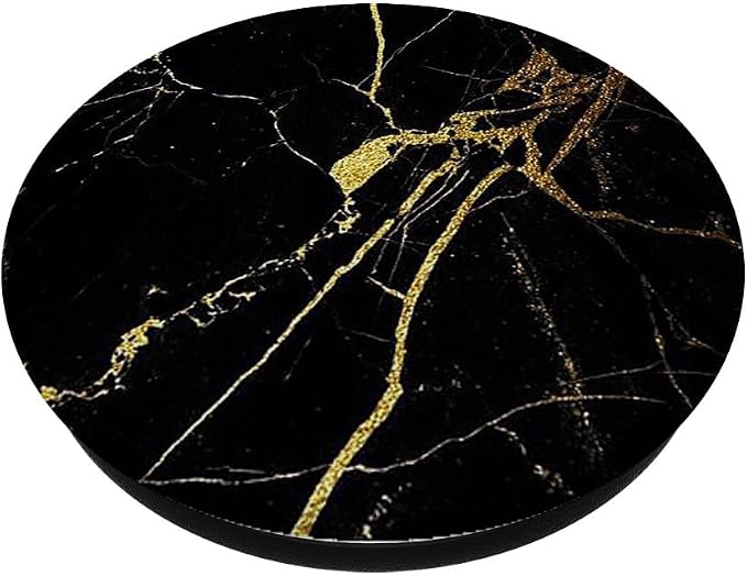 Black Gold-Marble PopSockets Adhesive PopGrip